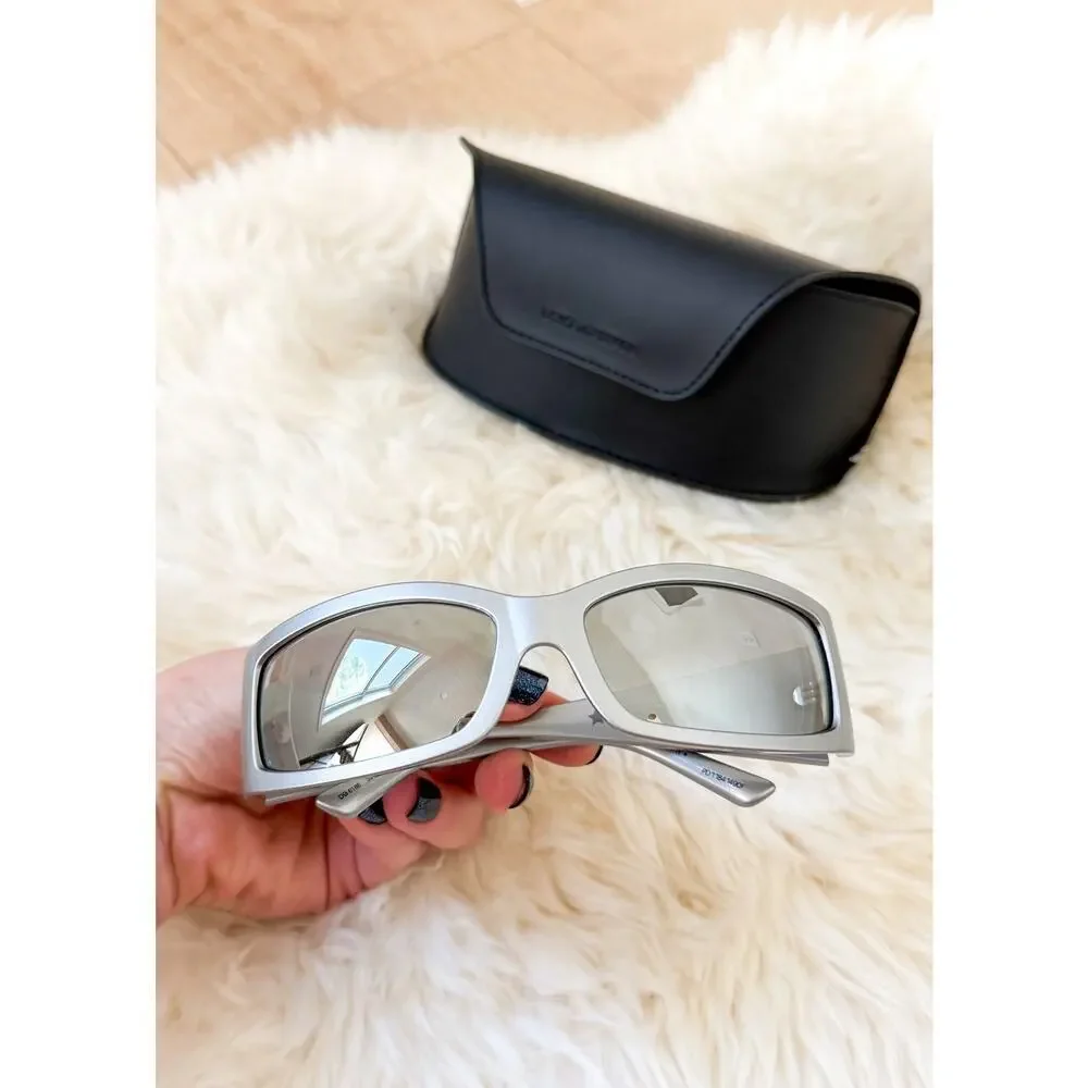 NEW Dolce & Gabbana DG6188 Grey/Light Grey Mirrored (3415/6G) Unisex Sunglasses - Picture 7 of 16